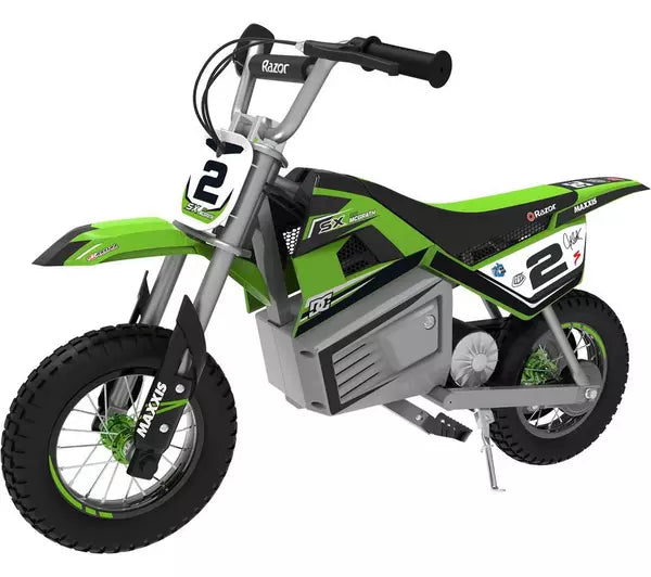 Razor Electric Dirt Bike SX350 (Green Black)