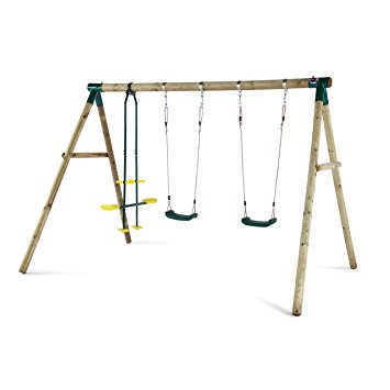 Plum Triple Swing Set - David Rogers Toymaster