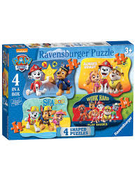 Paw Patrol 4 shaped Puzzles - David Rogers Toymaster