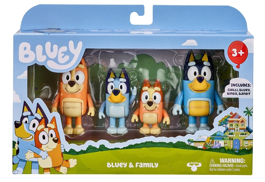 Bluey Weebles Four Figure Pack