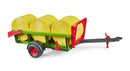 Bruder 02204 - Round bale collector with 3 round bales