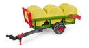 Bruder 02204 - Round bale collector with 3 round bales