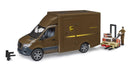 Bruder 02678 - MB Sprinter UPS with driver and accessories