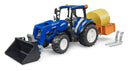 Bruder 2187 - New Holland With Front Loader & Accessories