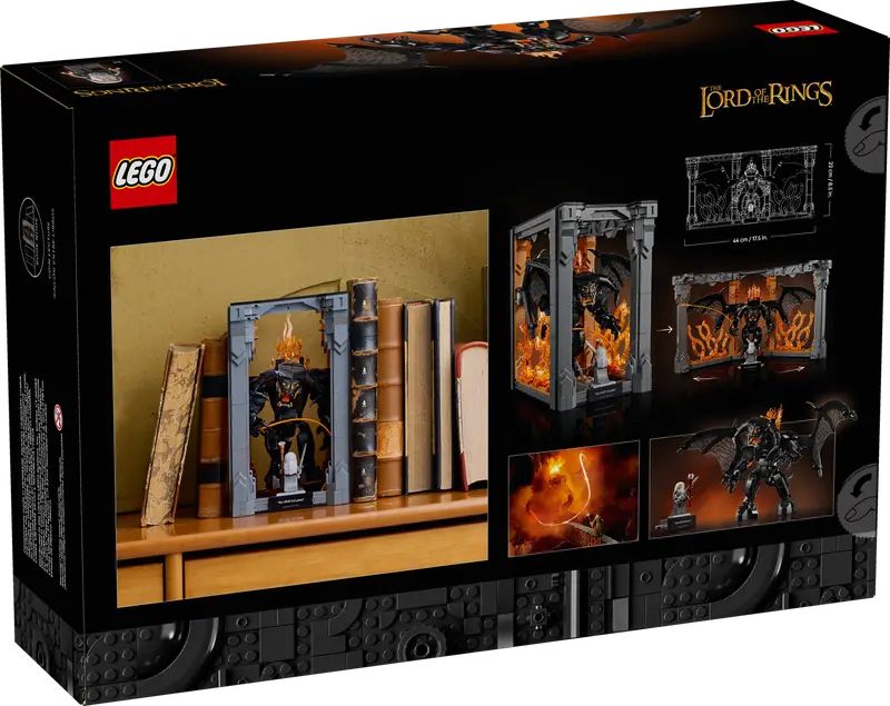 Lego Icons: The Lord Of The Rings Balrog Book Nook (10367)