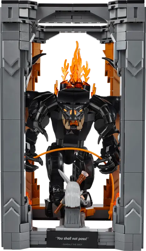 Lego Icons: The Lord Of The Rings Balrog Book Nook (10367)