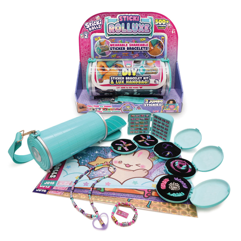 Sticki Rolls: Sticki Rolluxe DIY Sticker Bracelet Kit & Handbag