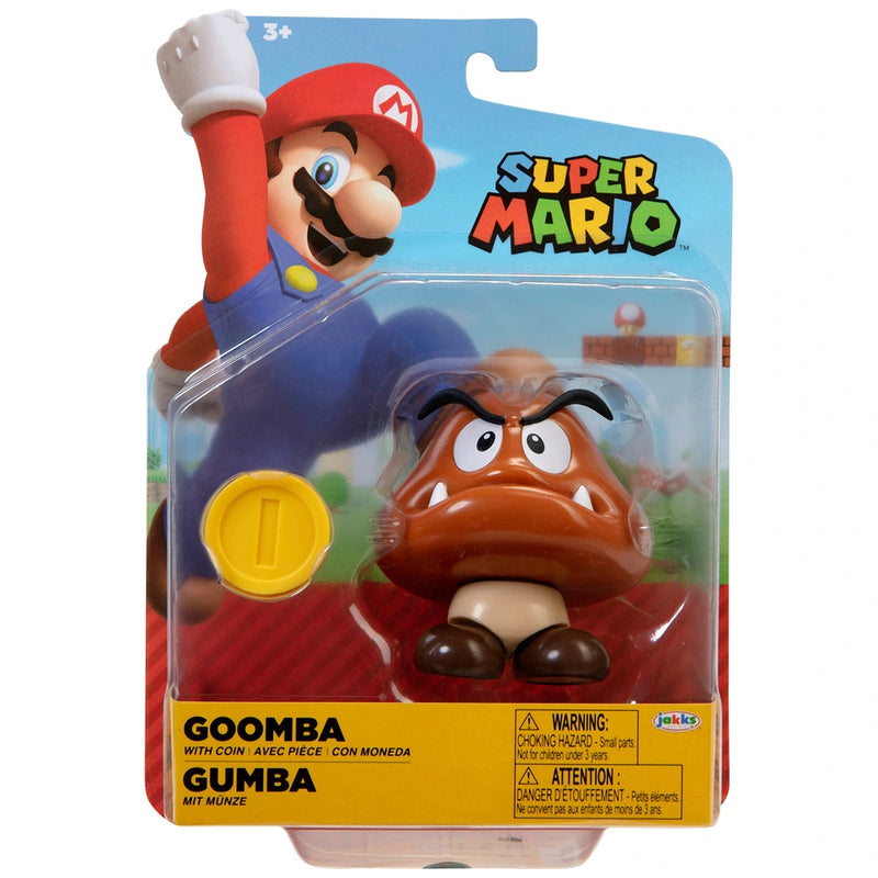 Super Mario: Goomba With Coin Action Figure