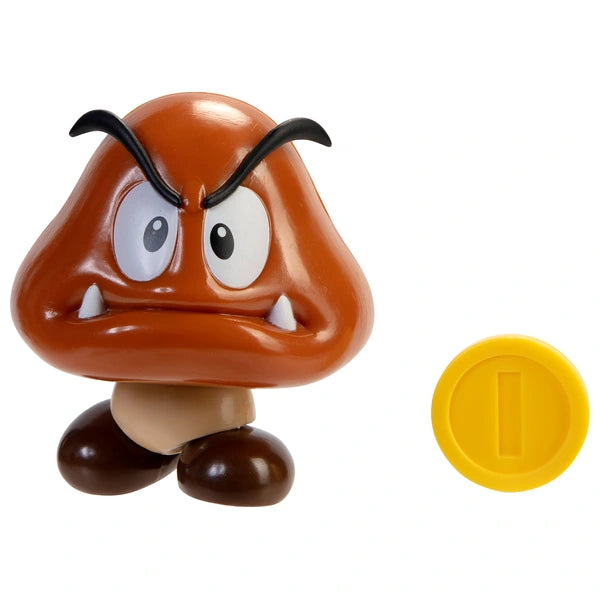 Super Mario: Goomba With Coin Action Figure
