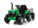 Turbo Harvest 12V Tractor With Trailer (Green)