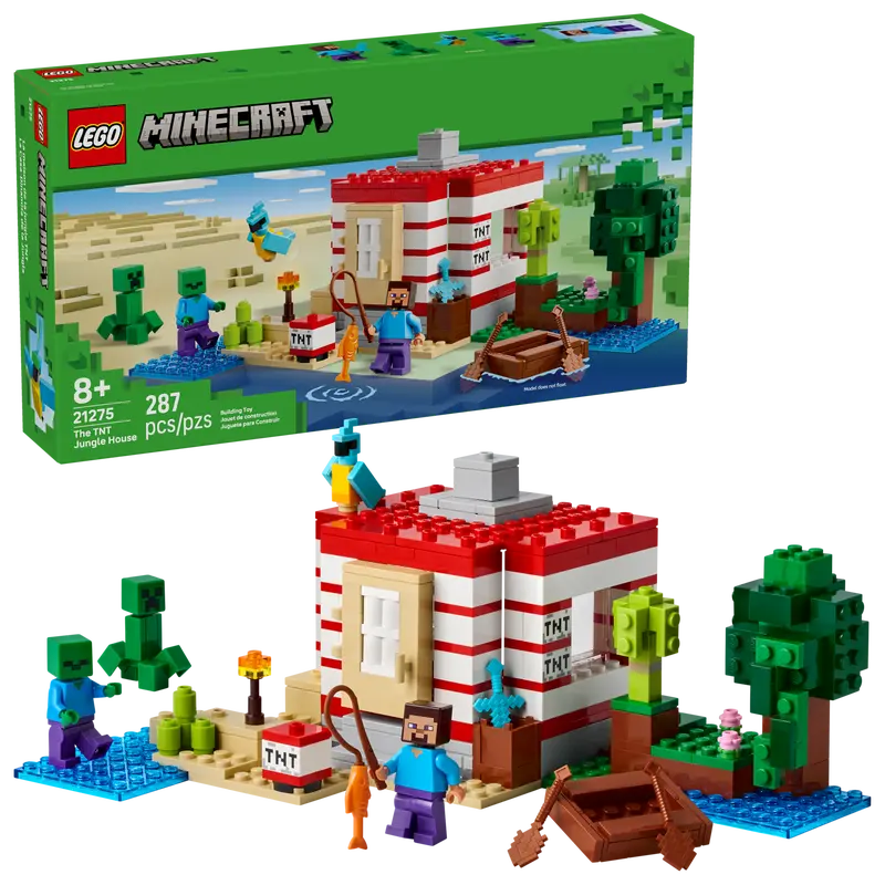 Lego Minecraft: The TNT Jungle House (21275)