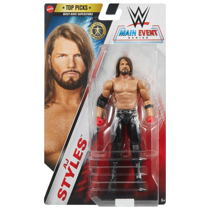 WWE Main Event Series AJ Styles Action Figure