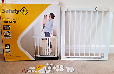 Safety First Pressure Fit Flat Step Gate - Main Image