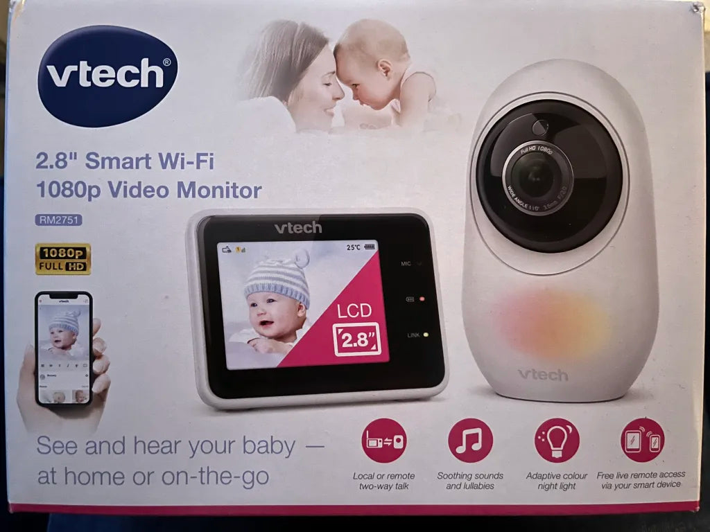 Vtech 2.8” Smart Wi-Fi 1080p Video Monitor