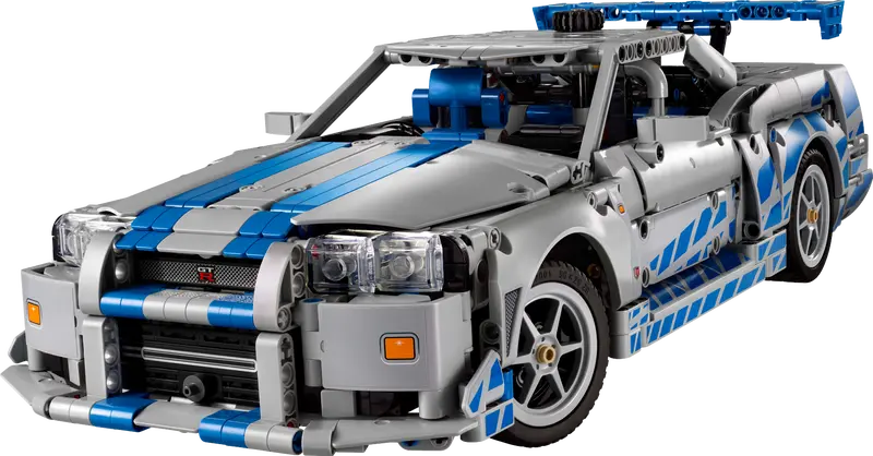 Lego Technic: 2 Fast 2 Furious Nissan Skyline GT-R (R34) Car (42210)