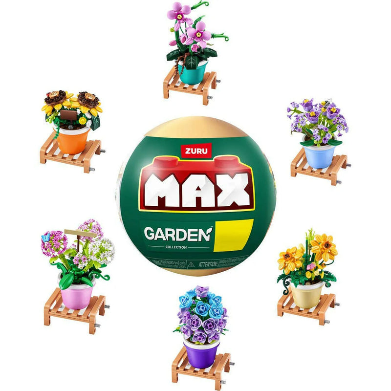MAX Premium Jardín Plantas Colección de ladrillos de construcción (hasta 233 piezas, 6 para coleccionar) (Cosmos Sulphureus, 1 cápsula MAX Premium Jardín Plantas Colección de ladrillos de construcción (hasta 233 piezas, 6 para coleccionar) (Cosmos Sulphureus, 1 cápsula