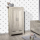 BabyStyle: Bordeaux Ash 3 Piece Set (Cot Bed, Wardrobe & Dresser)