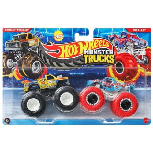 Hot Wheels Monster Trucks: Ramblin' Wrecker & Totaled