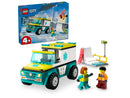 Lego City 60403 - Emergency Ambulance And Snowboarder