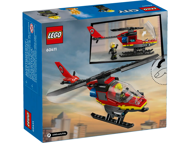 Lego City 60411 - Fire Rescue Helicopter