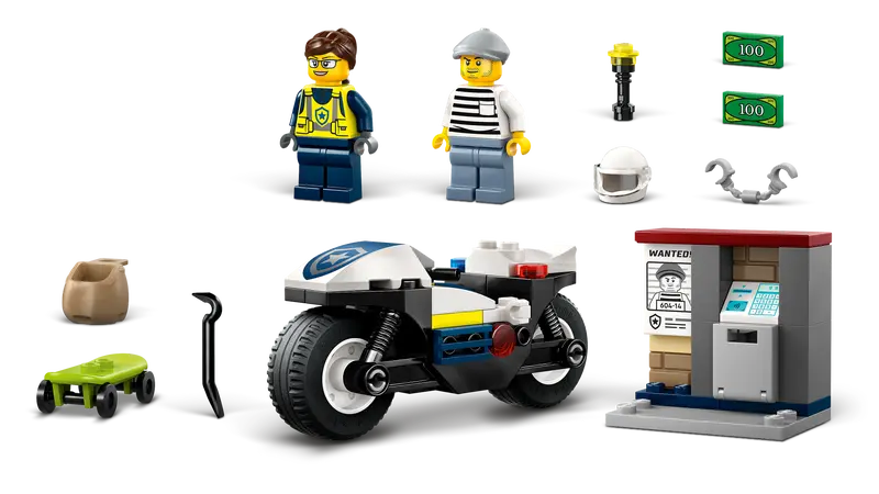 Lego City: Police Motorcycle Chase (60455)
