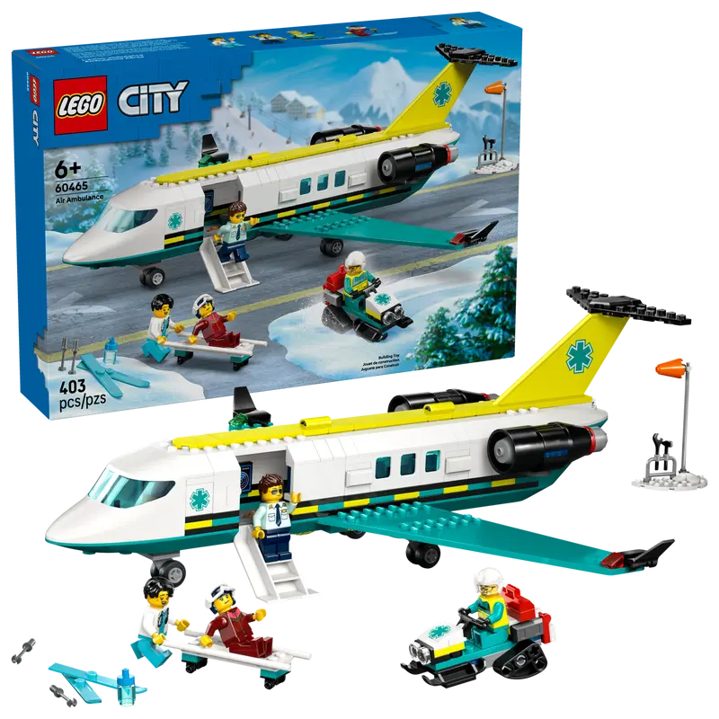 Lego City: Emergency Air Ambulance Airplane (60465)