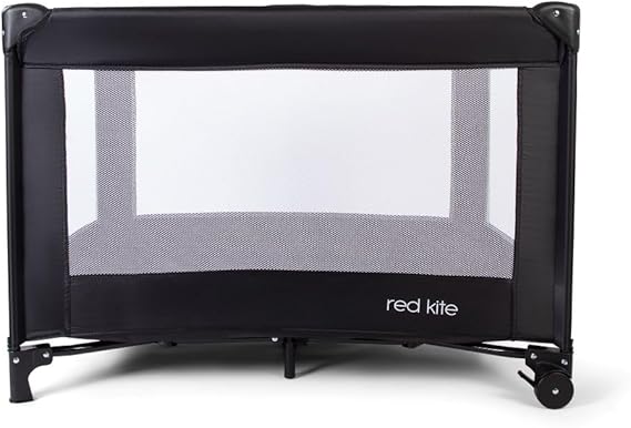 Red Kite: Sleeptight Travel Cot (Black)