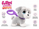 FurReal Walkalots New Breeds Grey Puppy Interactive Plush Toy