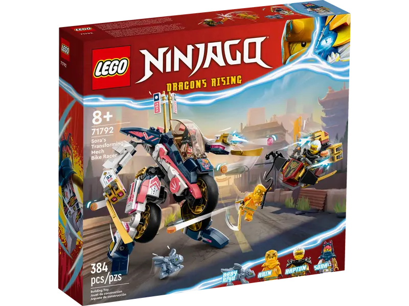 Lego Ninjago Sora's Transforming Mech Bike Racer (71792)