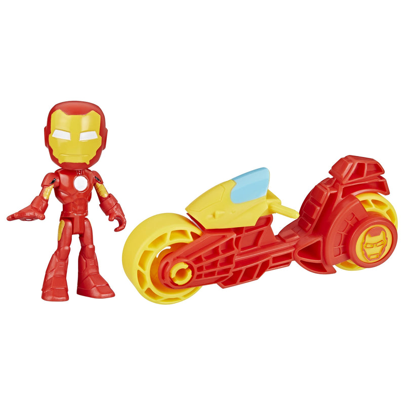 Spidey & His Amazing Friends: Iron Man & Motorcycle Action Figure