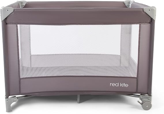 Red Kite: Sleeptight Travel Cot (Grey)