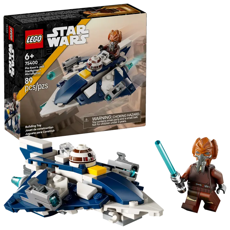 Lego Star Wars: Plo Koon's Jedi Starfighter Microfighter (75400)