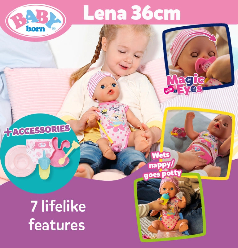 Baby Born Interactive Lena Doll 36cm