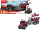 Dickie Toys: Massey Ferguson 8737 & Log Trailer