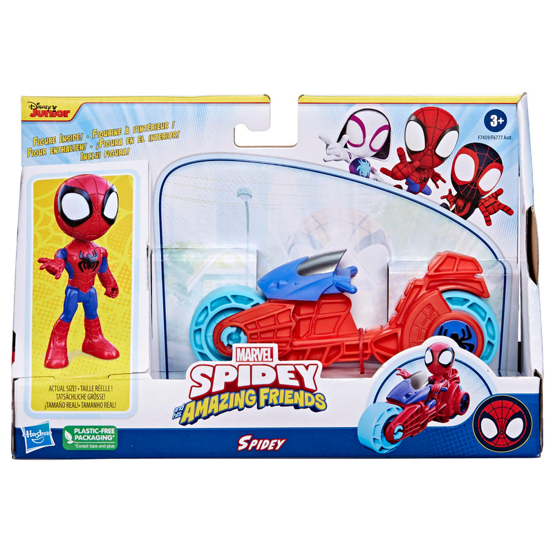 Spidey & His Amazing Friends: Spidey With Motorcycle Action Figure