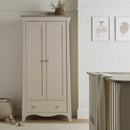 Cuddle Co Clara 2 Door Double Wardrobe (Cashmere & Ash)