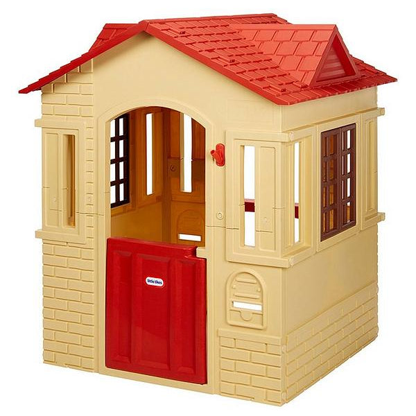 Little Tikes Cape Cottage Kids Play House Cream Red Finish