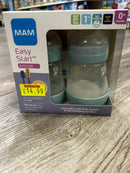 MAM Easy Start Baby Bottle 2 pack (Blue)