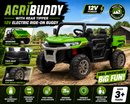 AgriBuddy with Rear Tipper 12V Electric Ride-On Buggy - Green