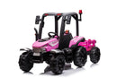 AgriPower 24V Electric Ride On Tractor With Trailer (Pink)
