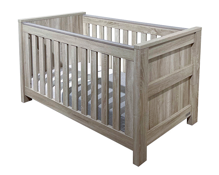 BabyStyle: Bordeaux Ash Cot Bed