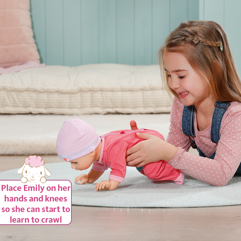 Crawling top baby annabell