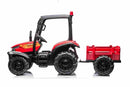 AgriPower 24V Electric Ride On Tractor With Trailer (Red)