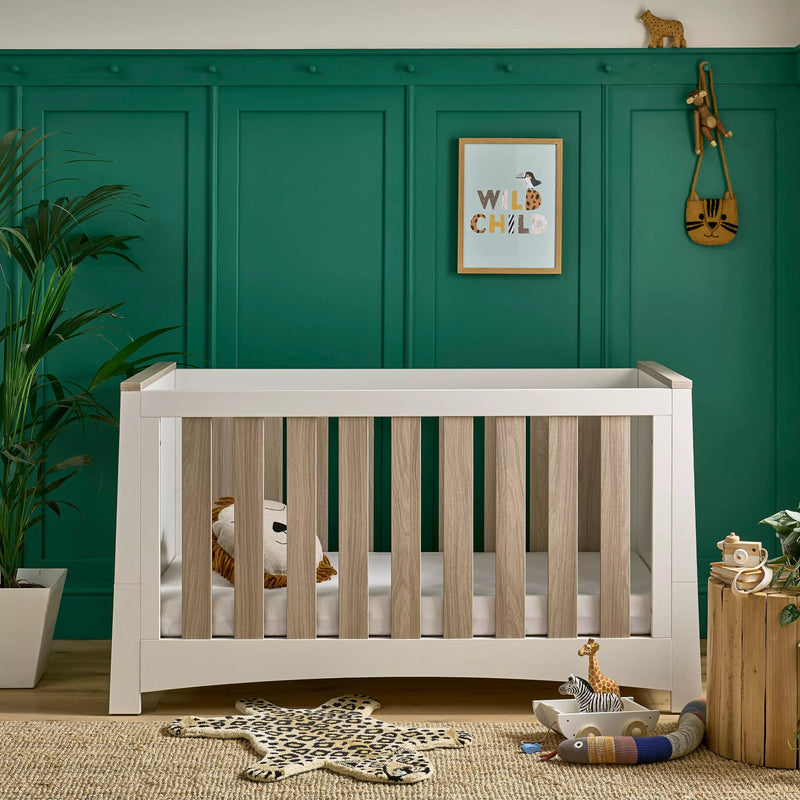 Ada Cot Bed (White & Ash)