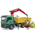 Bruder 03753 - Man TGS Truck With 3 Recycling Containers For Glass