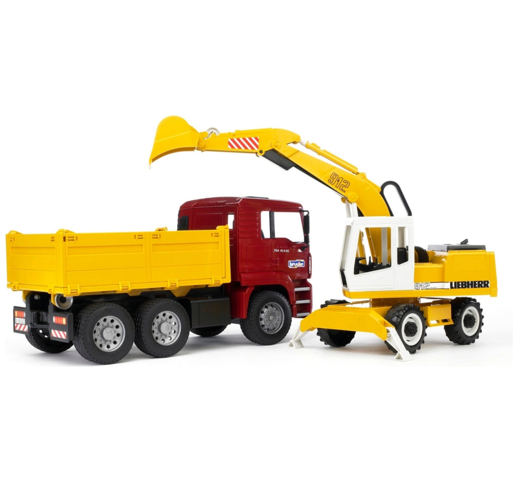 Bruder liebherr excavator on sale
