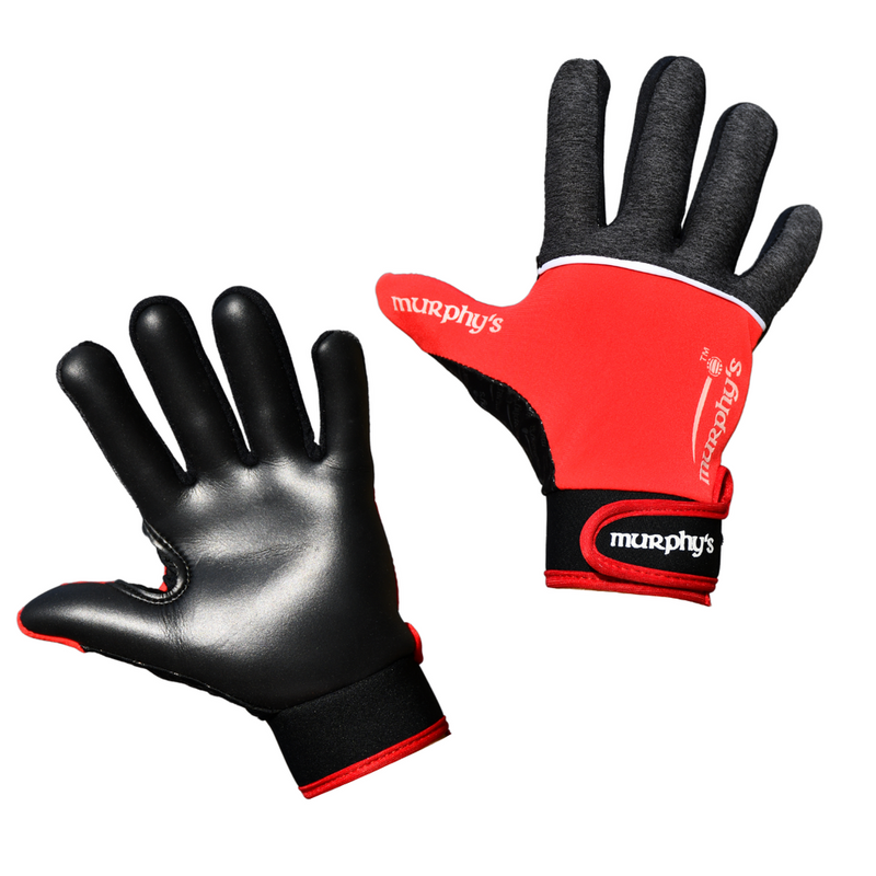 Murphy's V2 Gaelic Gloves (Grey, Red & White)