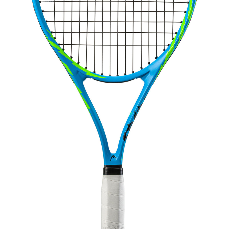 Head Metallic 6 Racket Head Metallix Cystalline Alloy Tennis Racket (Blue & Green)