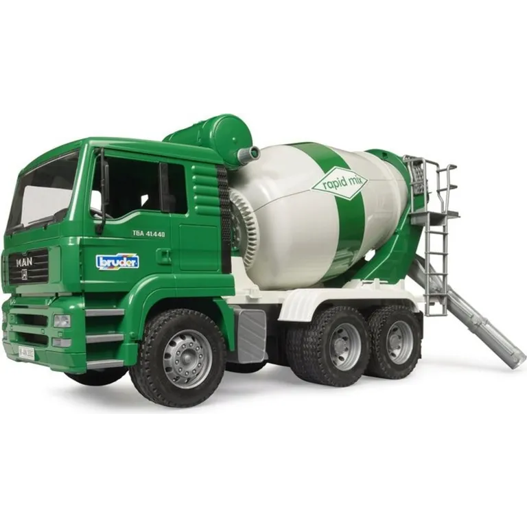 Bruder 2739 - MAN TGA Cement Mixer Truck Green 1:16