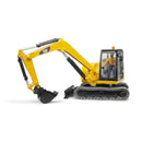 Bruder 2466 - CAT Mini Excavator With Worker 1:16